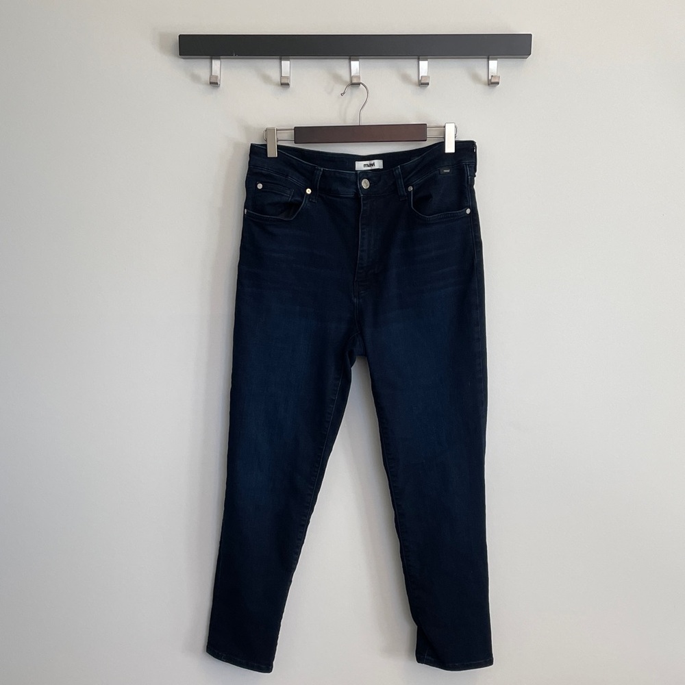 Mavi Women's Jeans in Dark Blue Wash